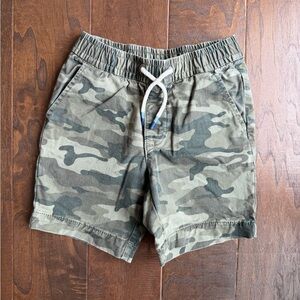 GAP Kids Green Camouflage Shorts